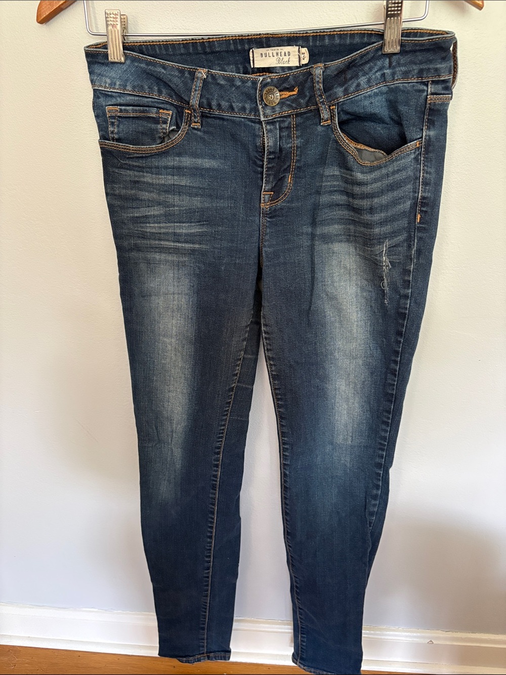 Bullhead Indigo Wash Skinny Jeans